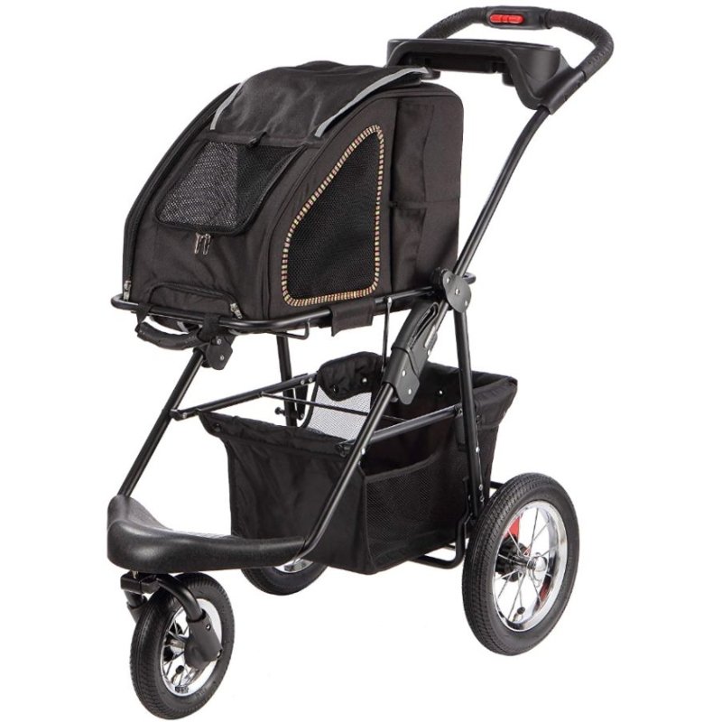 Petique 5-in-1 Pet Stroller Travel System Sunset Strip - 1 count Petique 5-in-1 Pet Stroller Travel System Sunset Strip - 1 count
