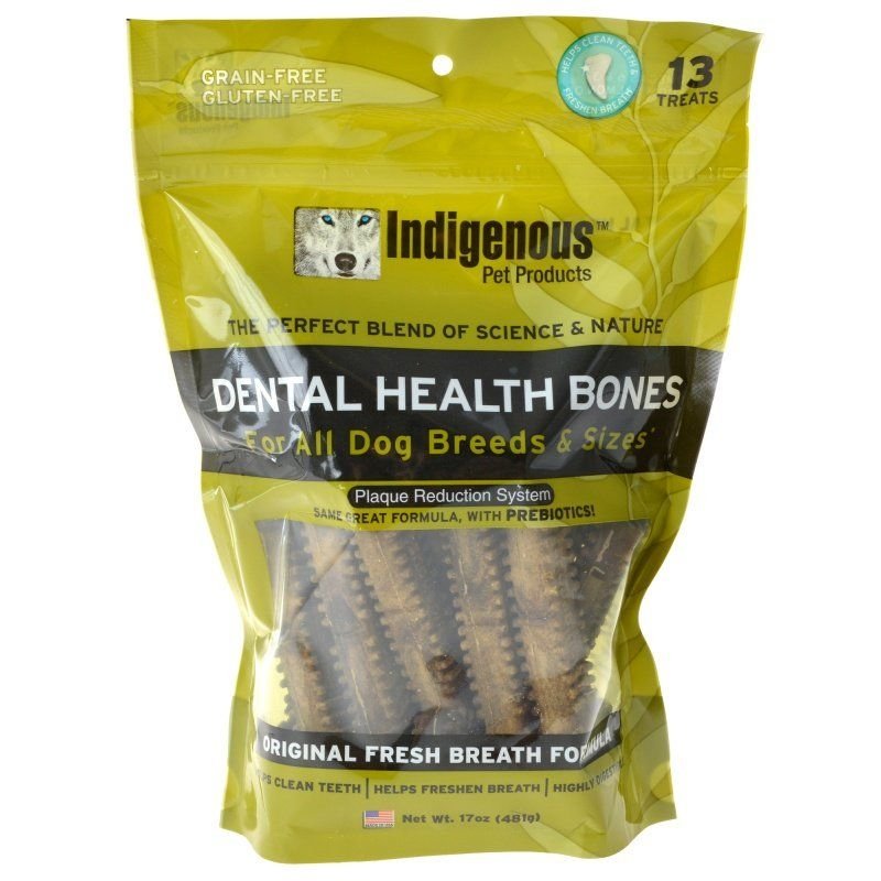 Indigenous Dental Health Bones - Fresh Breath Formula - 13 Count Indigenous Dental Health Bones - Fresh Breath Formula - 13 Count
